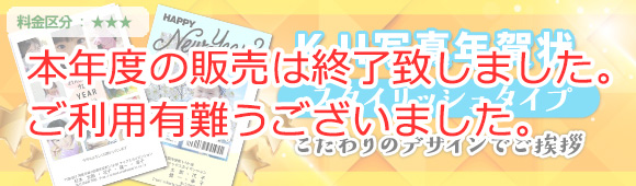 New Year's photo postcard - Stylish